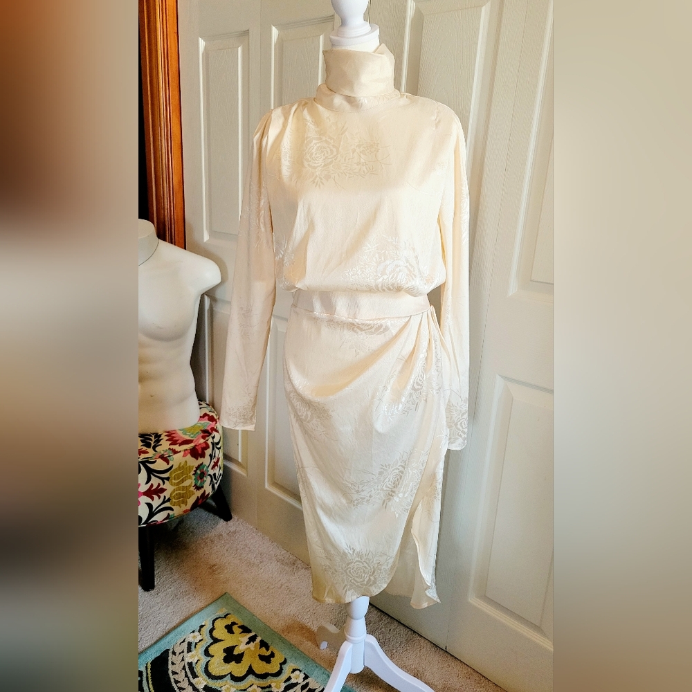 BNWT Fashion Nova Subtle Shades Satin Mini Dress, Sm